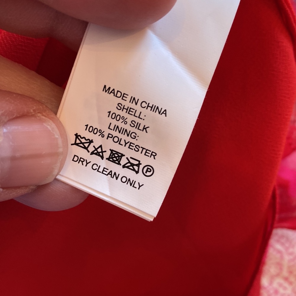 Kate Spade Red and Pink Ruffle Top - Picture 8 of 8
